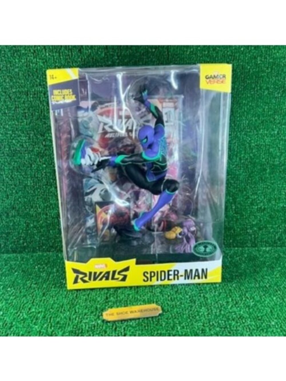 McFarlane Toys Marvel Rivals Spider-Man Hellfire Gala Platinum Edition Chase NEW
